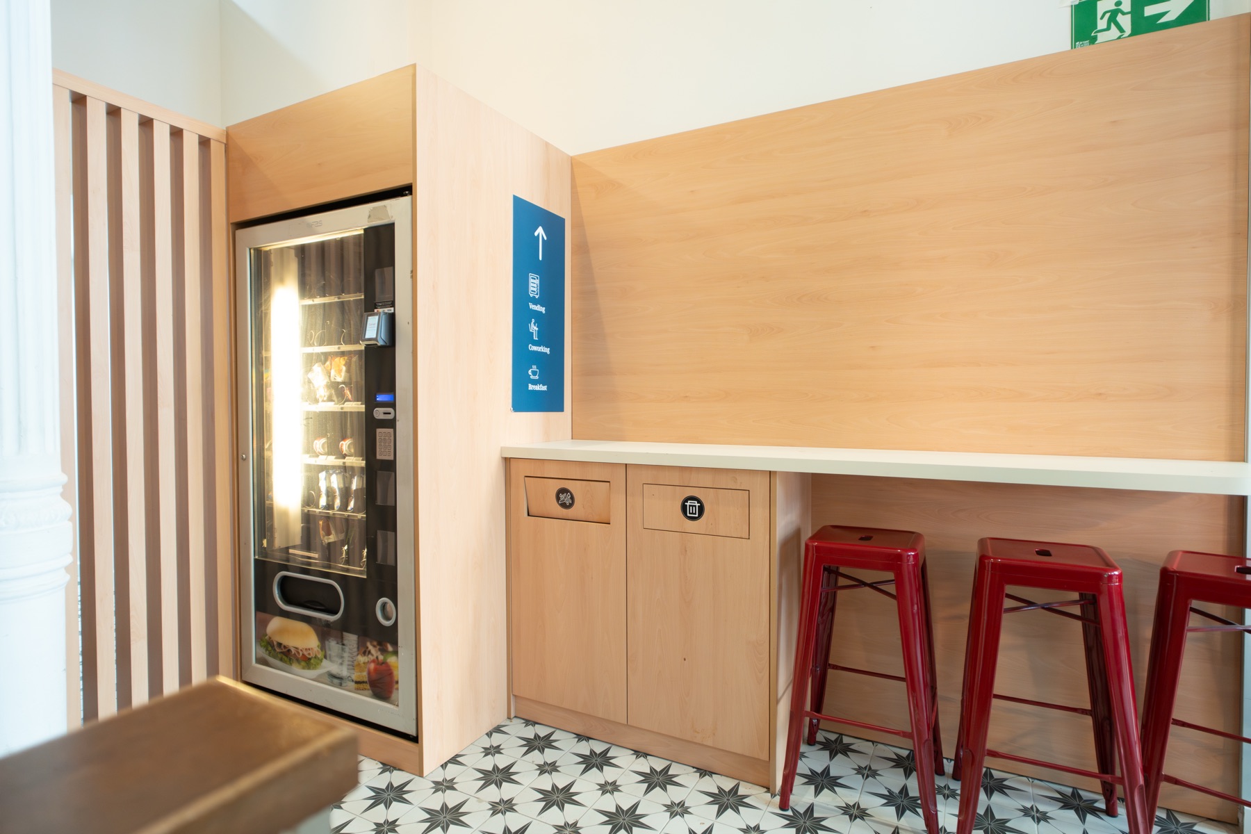Adventure Hostel Madrid reception, open 24 hours