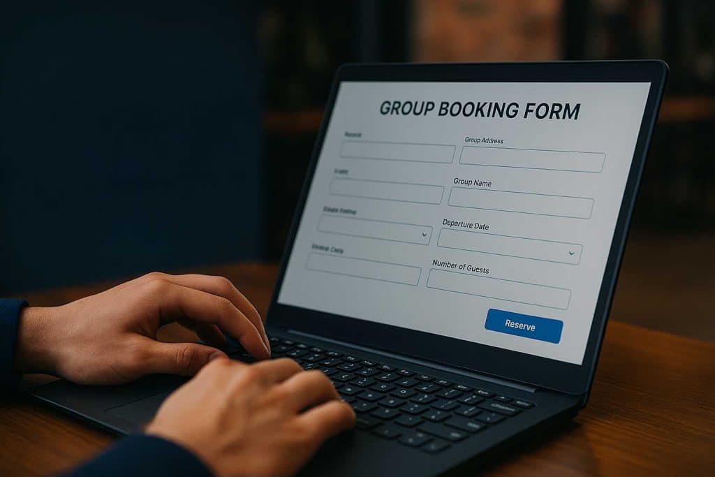 Grupo de 60 personas – Del Formulario al Check-Out